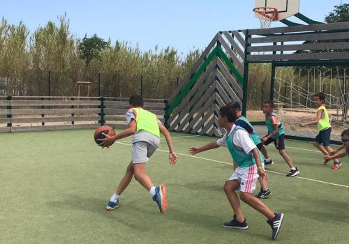 basket au camping Marisol