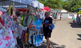 mini marché au camping Le Pipiou