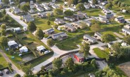 Vue aérienne du camping In de Bongerd aux Pays-Bas