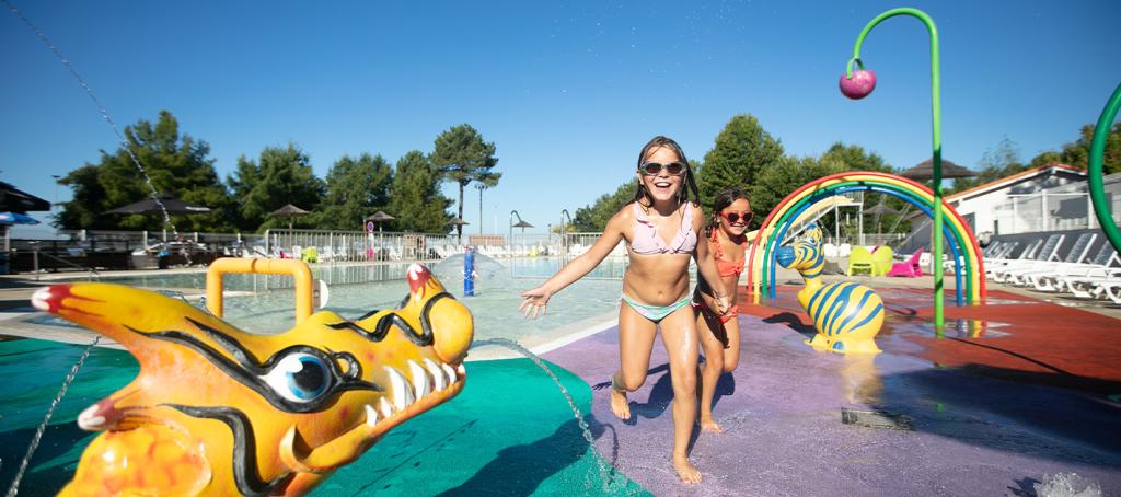 Splashzone au camping Le Pipiou