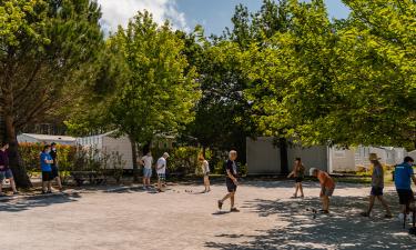 Pétanque au camping La Réserve