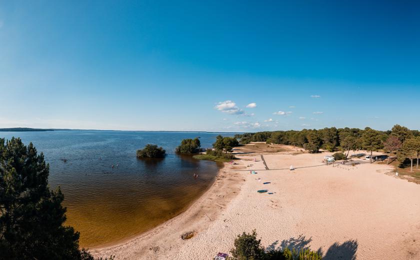 Plage du camping de la Réserve